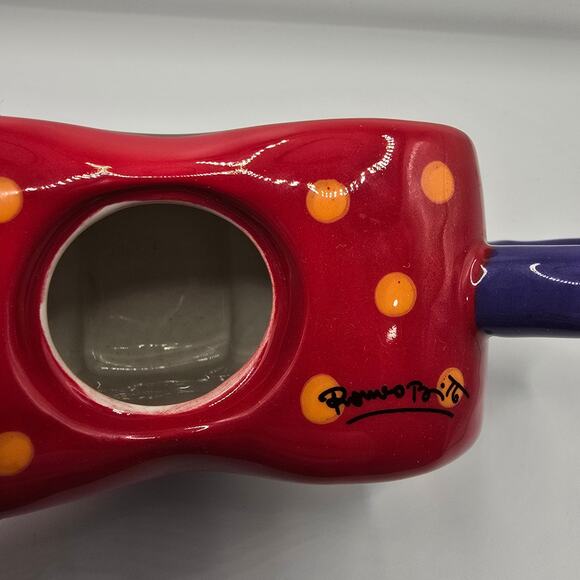 Romero Britto Pop Art Heart Teapot Mini 2010 - Picture 5 of 6